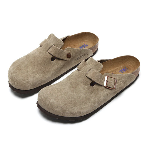 Birkenstock boston suede taupe - boston,