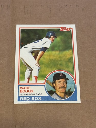 1983 topps wade boggs - wade, #498